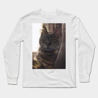 Mystic Mage Cat: Erick Long Sleeve T-Shirt